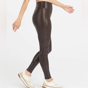 Spanx Faux Leather Croc Pants